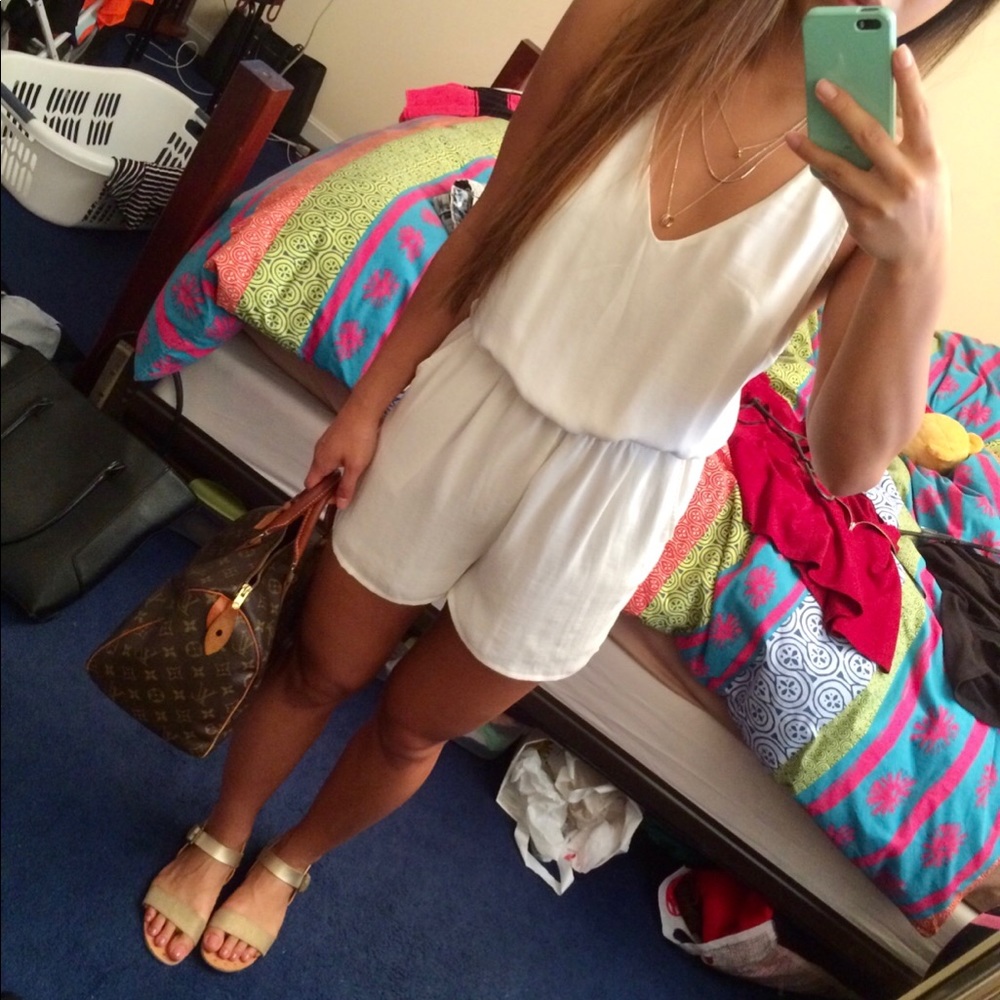 White Romper